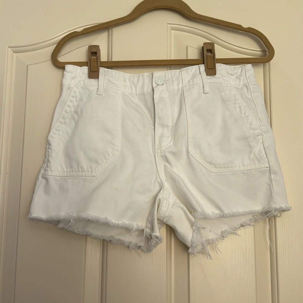 GUC White Paige Cut Off Shorts Size 28